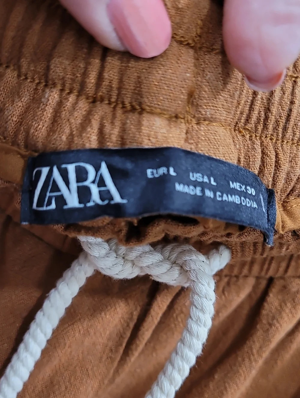 Zara Palazzo Pants Rustic Gold Bronze